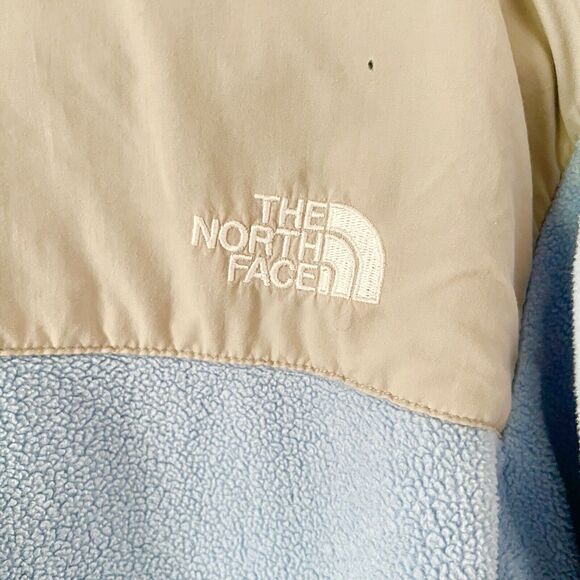 The North Face Womens Denali Polartec Fleece Zip Jacket Blue/Gray Size Medium - Picture 8 of 14